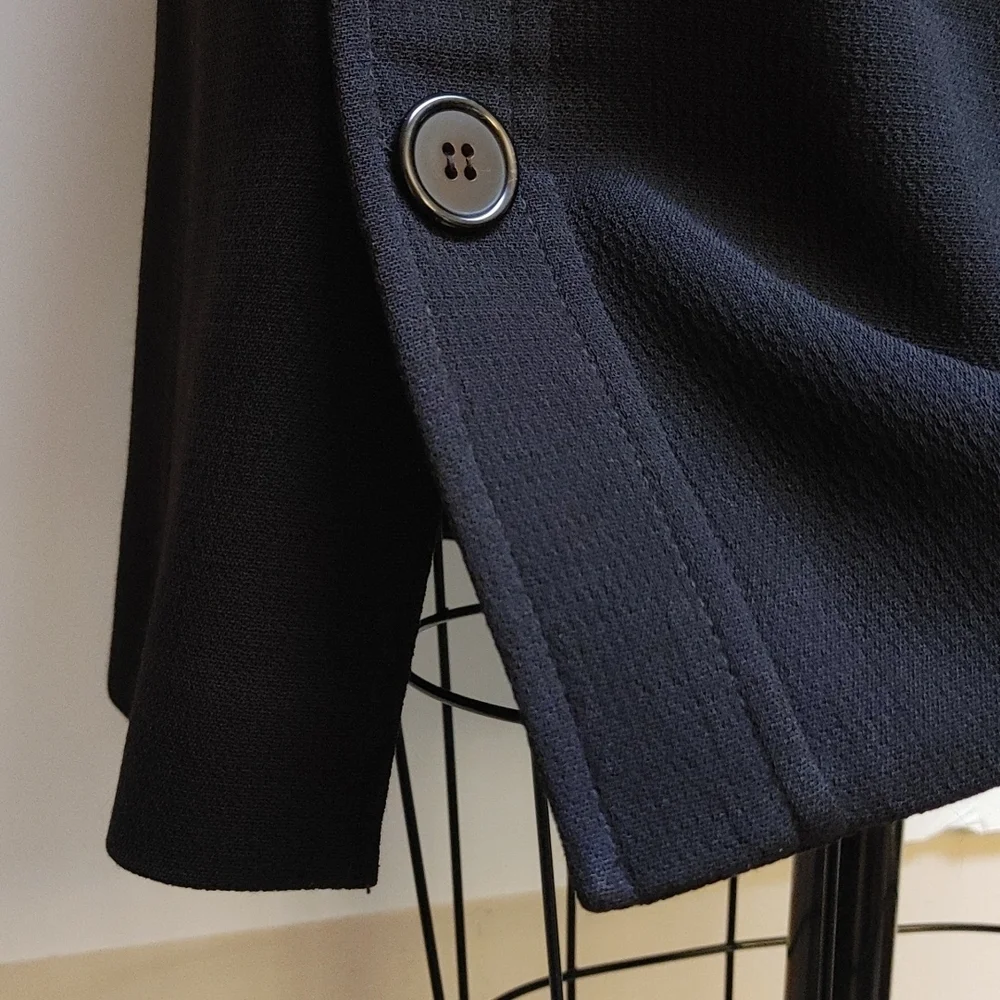 Short Black A-Line Skirt French Designer